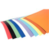 Paquet de 100 feuilles de carton couleur, 340 grammes, format : 29 x 4