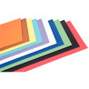 Paquet de 100 feuilles de carton couleur, 340 grammes, format : 29 x 4