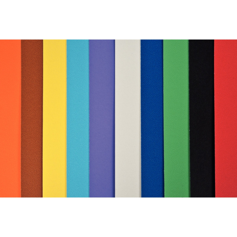 Paquet de 100 feuilles de carton couleur, 340 grammes, format : 29 x 4