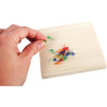 Sachet de 500 épingles en plastique longueur 15 mm coloris assortis