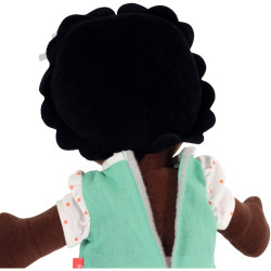 Poupée ethnique en tissu, fille africaine