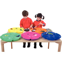 Lot de 6 plateaux de tri 7 cases diamètre 40cm