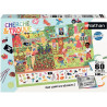 Puzzle cherche et trouve 60 pièces, au jardin