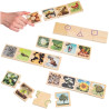 Boite de 6 puzzles en bois, cycles de vie