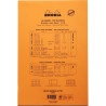 Bloc de bureau RHODIA 80 feuilles perforées, format A4+, réglure seyès