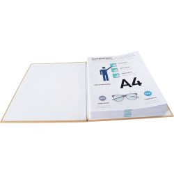 Chemise extensible en kraft dos toilé