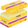Boite 16 blocs notes 90 feuilles sticky 76 x 76 coloris jaune dont 2 g