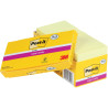 Boite 16 blocs notes 90 feuilles sticky 76 x 76 coloris jaune dont 2 g
