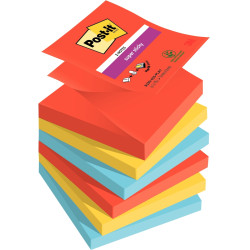 Lot de 6 blocs Z notes sticky post it 90 feuilles 76 x 76 mm collectio
