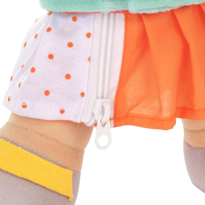 Poupée ethnique en tissu, fille asiatique