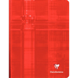 Brochure 192 pages CLAIREFONTAINE, format 17x22 cm, seyès, papier 90g