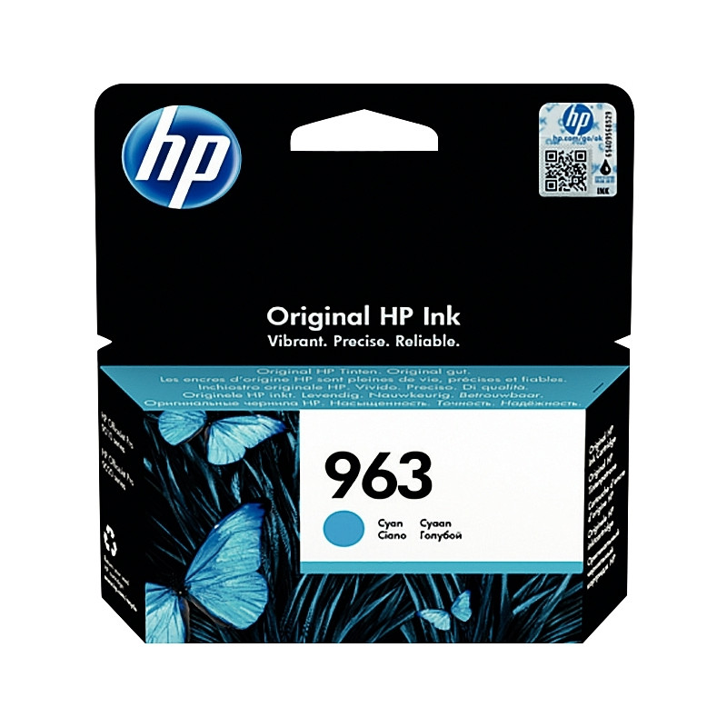 HP 963 cartouche d'encre cyan authentique (3JA23AE)