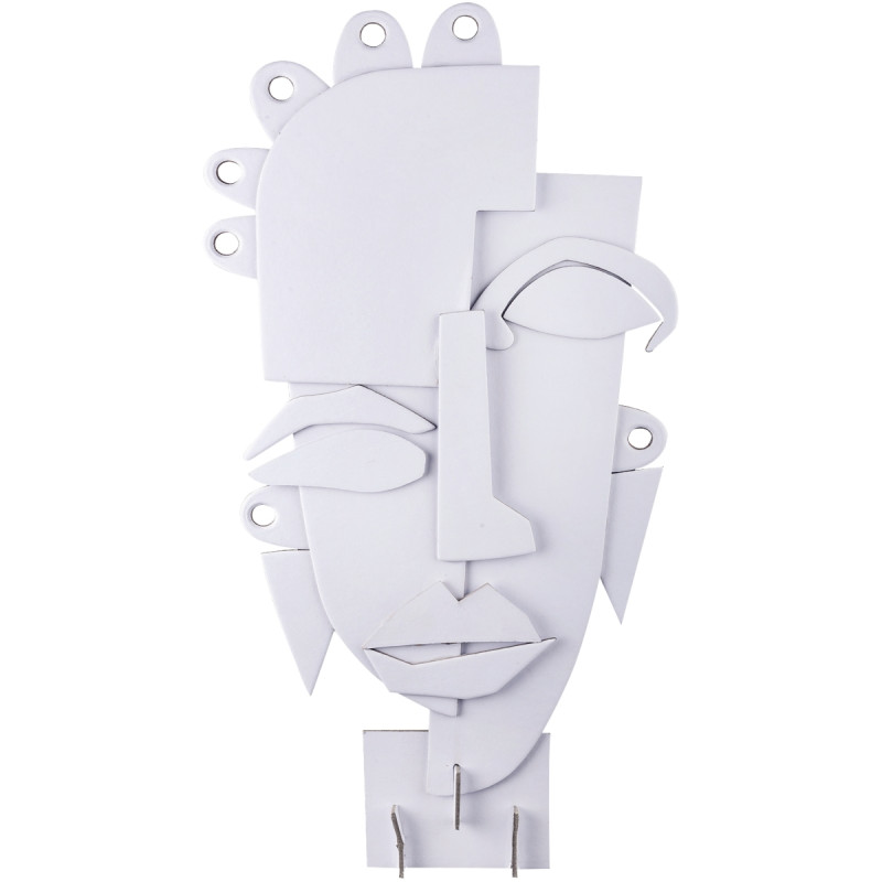 Lot de 5 sculptures carton à la manière de Picasso