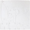 Lot de 5 sculptures carton à la manière de Picasso