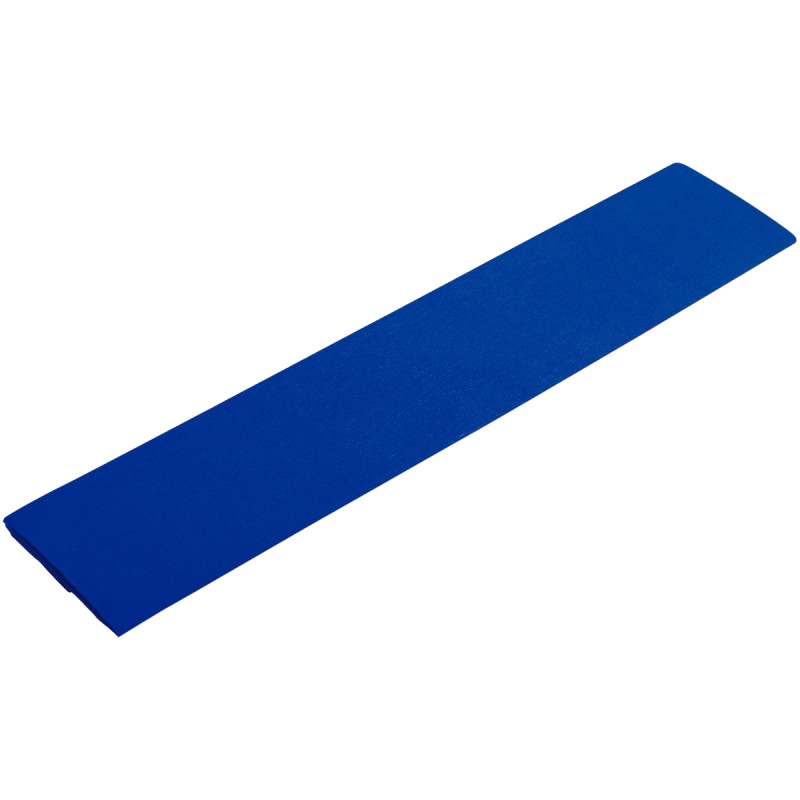 Paquet de 10 feuilles crépon ordinaire 200x50 cm bleu foncé