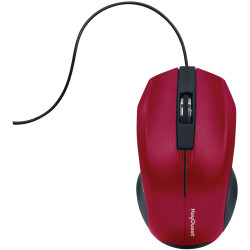 Souris filaire optique KeyOuest Expert couleur rouge