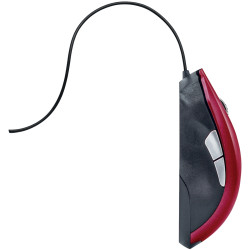 Souris filaire optique KeyOuest Expert couleur rouge