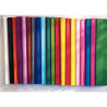 Paquet de 10 feuilles crépon ordinaire 200x50 cm blanc