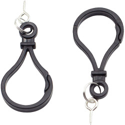 Lot de 20 mousquetons pour porte clés