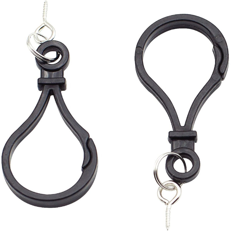 Lot de 20 mousquetons pour porte clés