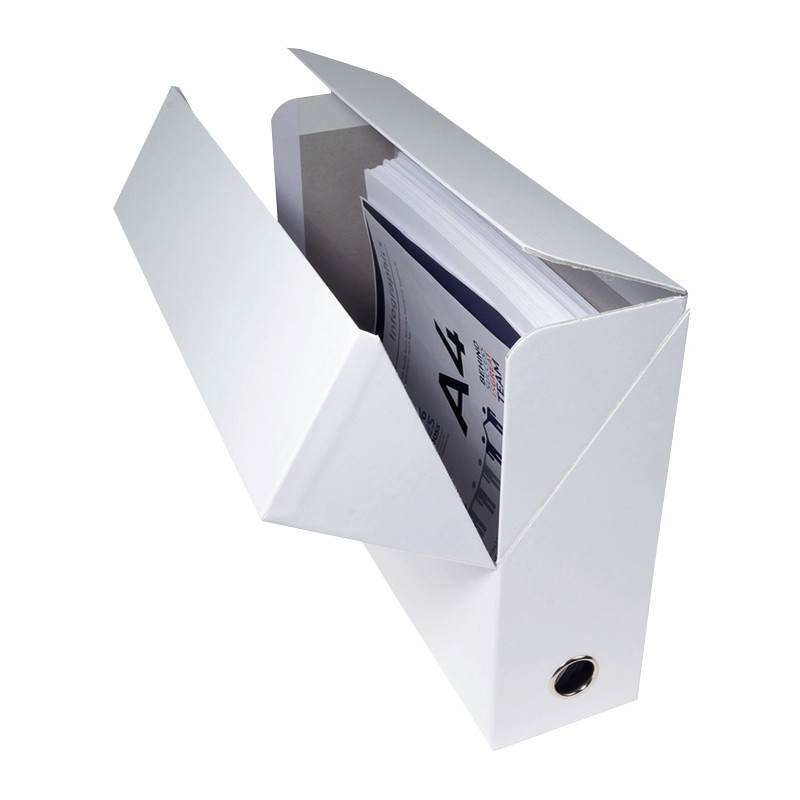 Boite de transfert IDERAMA, dos 9 cm, blanc