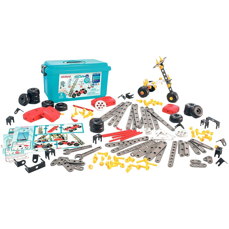 Baril MECANIKO 191 pièces en plastique