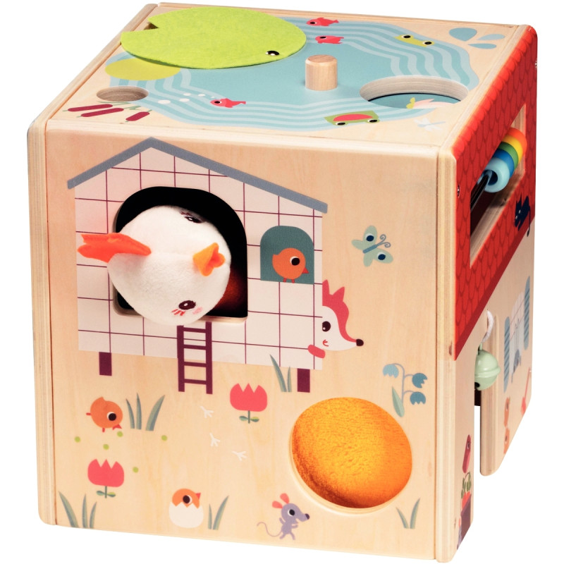 Cube d'activités la ferme en bois LILLIPUTIENS