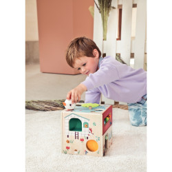 Cube d'activités la ferme en bois LILLIPUTIENS