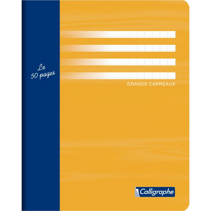 Cahier de brouillon 48 pages seyès 56g, format 17x22 cm
