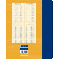 Cahier de brouillon 48 pages seyès 56g, format 17x22 cm