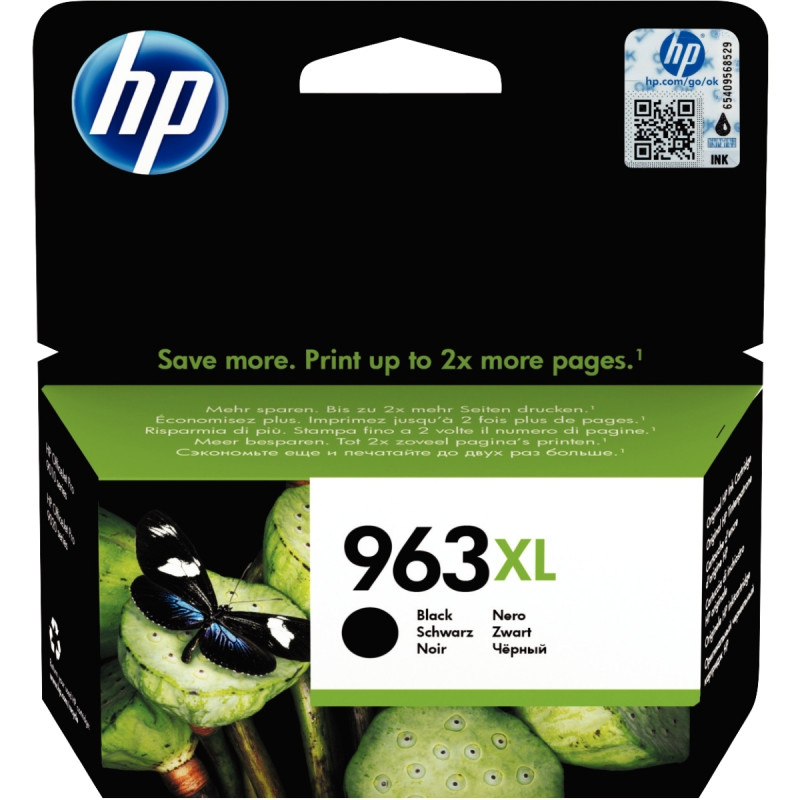 HP 963XL cartouche d'encre noire grande capacité authentique (3JA30AE)