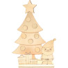 Scène de Noël à monter en bois