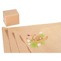 Paquet de 25 feuilles kraft 60g 0,7x1m brun