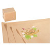 Paquet de 25 feuilles kraft 60g 0,7x1m brun