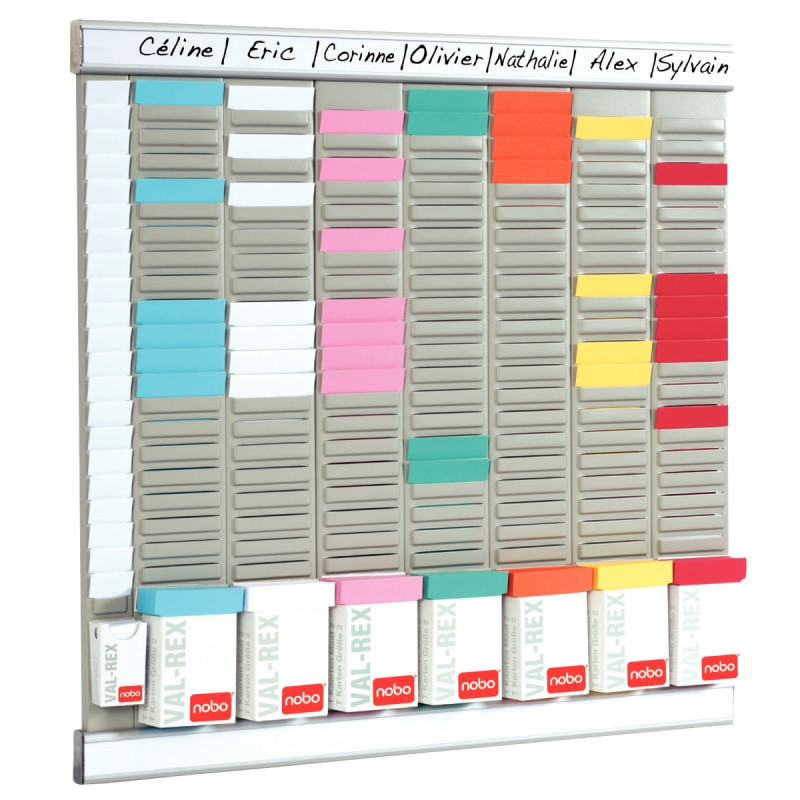 Paquet de 100 fiche planning indice 2 blanc