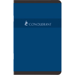 Carnet piqué 96 pages CONQUERANT, format 9x14 cm, quadrillé 5x5, papie