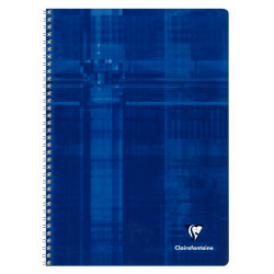 Reliure intégrale 180 pages CLAIREFONTAINE, format 17x22 cm, seyès, pa