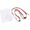 Boîte de 10 lacets textile ajustables rouge