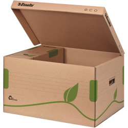Paquet de 10 containers avec couvercle écrus