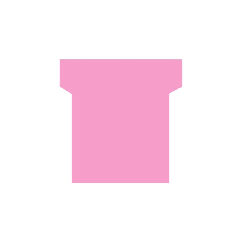 Paquet de 100 fiche planning indice 2 rose