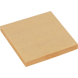 Lot de 12 blocs repositionnables 76 x 76 kraft