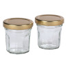 Lot de 12 mini pots de confiture en verre