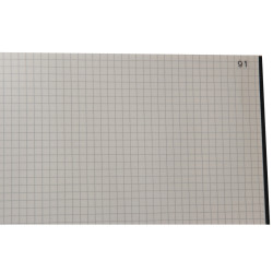 Registre toilé 300 pages foliotées, quadrillé 5x5, format 29,7 x 21 cm