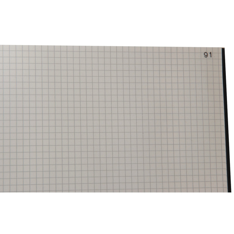 Registre toilé 300 pages foliotées, quadrillé 5x5, format 29,7 x 21 cm