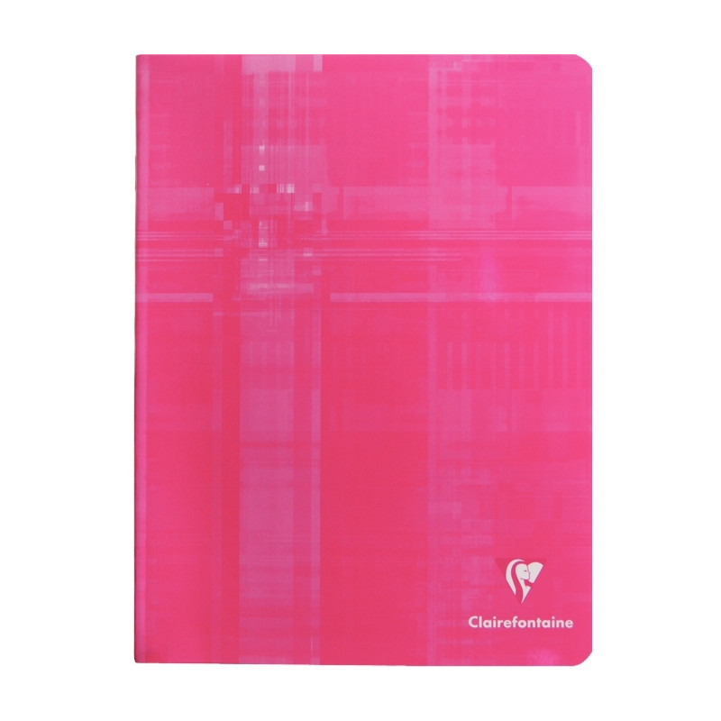 Piqûre 96 pages CLAIREFONTAINE, format 17x22 cm, quadrillé 5x5, papier