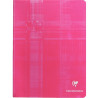 Piqûre 96 pages CLAIREFONTAINE, format 17x22 cm, quadrillé 5x5, papier