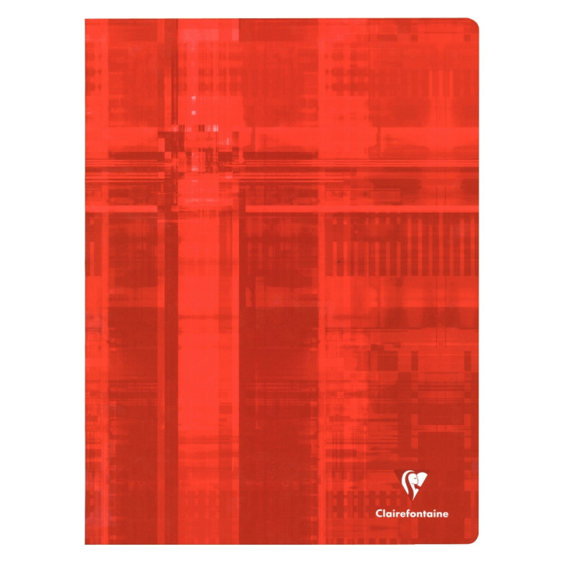 Piqûre 96 pages CLAIREFONTAINE, format 17x22 cm, quadrillé 5x5, papier