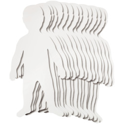 Kit de 24 grandes silhouettes d'enfants