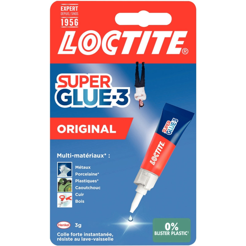Tube de colle 3g Superglue3