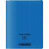 Piqûre 48 pages avec 2 rabats, format 24x32 cm, seyès 90g, couverture
